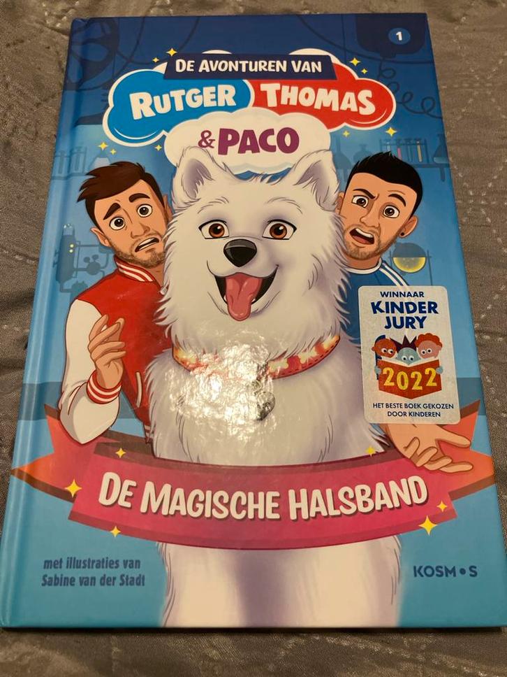 Rutger, Thomas & Paco: De Magische Halsband, Boeken, Kinderboeken | Jeugd | onder 10 jaar, Zo goed als nieuw, Fictie algemeen