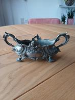 Antieke  sier schaal , jardiniere, Antiek en Kunst, Ophalen of Verzenden