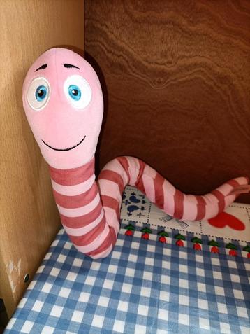 Leuke worm knuffel van Maya de Bij 50 cm groot  beschikbaar voor biedingen
