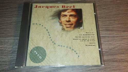 Jacques Brel - De 24 Grootste Successen, Cd's en Dvd's, Cd's | Wereldmuziek, Zo goed als nieuw, Overige soorten, Ophalen of Verzenden