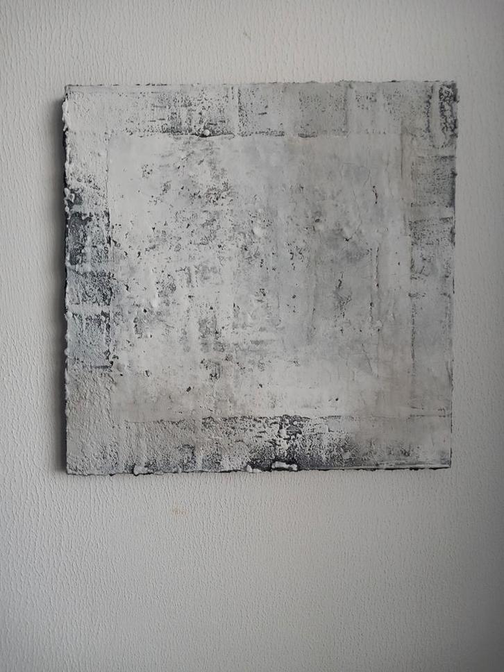 BRICK 50X50 CM, Antiek en Kunst, Kunst | Schilderijen | Abstract, Ophalen