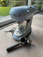 SMEG espresso machine pastel blauw, Witgoed en Apparatuur, Koffiezetapparaten, Ophalen, Gebruikt, Espresso apparaat, Gemalen koffie
