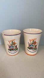 2x Beker 10e Bevrijdingsdag  5 mei 1955, Ophalen of Verzenden