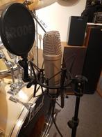 Rode studio microfoon met lage stand voor bijvoorbeeld gitaa, Ophalen of Verzenden, Nieuw, Studiomicrofoon