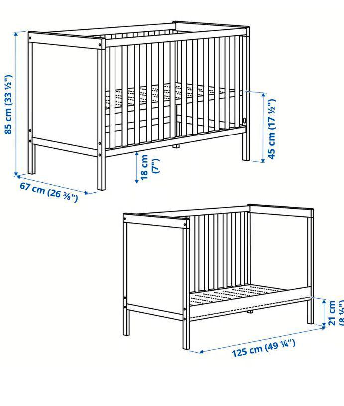 Sundvik ledikant, Kinderen en Baby's, Babywiegjes en Ledikanten, Gebruikt, Ledikant, Ophalen