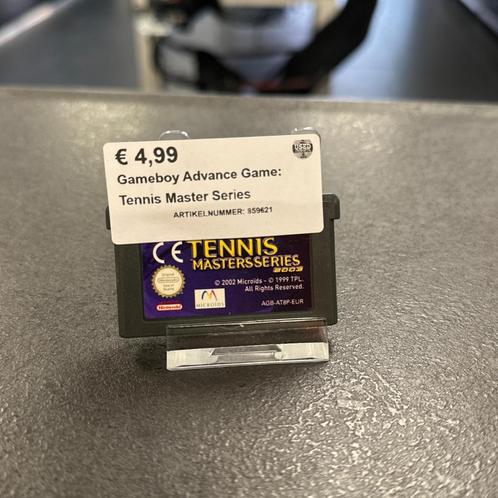 Gameboy Game: Tennis Master Series, Spelcomputers en Games, Games | Nintendo Game Boy, Zo goed als nieuw