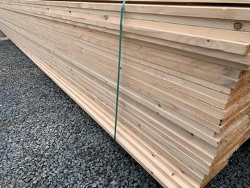 Vuren plank 3 cm dik 27 cm breed 690 lang, planken  beschikbaar voor biedingen