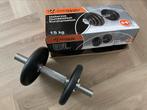 Verstelbare dumbbell set / halterset tot 15 kg, Sport en Fitness, Fitnessmaterialen, Ophalen, Zo goed als nieuw, Dumbbell