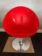 Kartell EroS draaistoel, rood, Ophalen, Gebruikt, Metaal, Rood