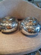 Glazen windlichten, Huis en Inrichting, Woonaccessoires | Stolpen, Ophalen, Gebruikt