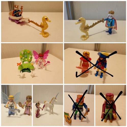 playmobil zeemeerkoning, prinses, fee, prins, koning diverse, Kinderen en Baby's, Speelgoed | Playmobil, Gebruikt, Ophalen of Verzenden