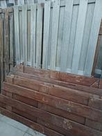 hardhoutschutting delen, poortdeur en hardhout 7 × 7 palen, Tuin en Terras, Ophalen, Minder dan 3 meter, Hout, 1 tot 2 meter