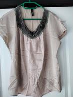 Marc Cain Beige Blouse met Details, 40 (4), Maat 38/40 (M), Marc Cain, Beige, Ophalen of Verzenden
