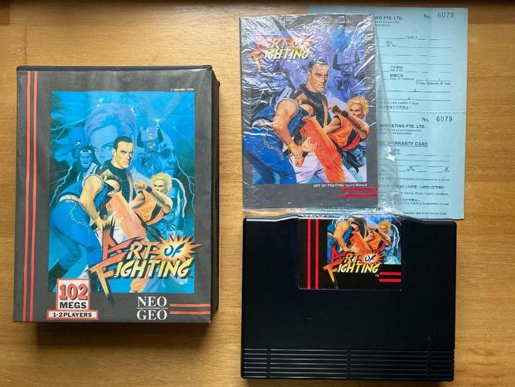 Art of fighting neo geo aes USA, Spelcomputers en Games, Games | Overige, Zo goed als nieuw, Avontuur en Actie, 2 spelers, Vanaf 16 jaar
