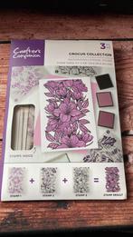 Crafters companion crocus stempelset, Ophalen, Gebruikt, Clearstamp