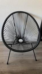 Draadstoel van Jysk, zwart, z.g.a.n, Ophalen, Zo goed als nieuw, Zwart, Eén