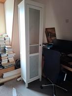 Witte kast met glazen deur ikea hemnes, Huis en Inrichting, Kasten | Vitrinekasten, Ophalen, Minder dan 50 cm, Modern, 150 tot 200 cm
