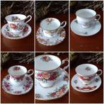 8 x kop en schotel, Ophalen, Gebruikt, Overige stijlen, Kop(pen) en/of Schotel(s)