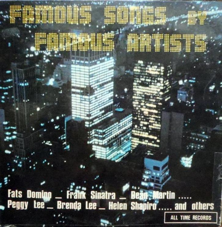 LP Famous Songs By Famous Artists (verzamel), Cd's en Dvd's, Vinyl | Verzamelalbums, Gebruikt, Pop, 12 inch, Ophalen of Verzenden