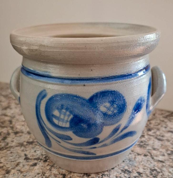 Authentieke Betschdorf Zoutglazuur Pot, Antiek en Kunst, Antiek | Keramiek en Aardewerk, Ophalen of Verzenden