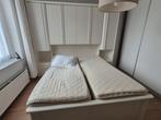 Slaapkamerbed 1.60x2.00m met ombouw in wit, Huis en Inrichting, Slaapkamer | Bedden, Ophalen, Tweepersoons