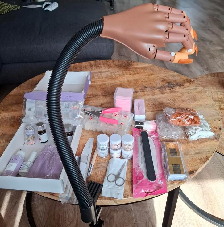 Nepnagels Set met Oefenhand - Compleet, Sieraden, Tassen en Uiterlijk, Uiterlijk | Cosmetica en Make-up, Nieuw, Toebehoren, Handen en Nagels