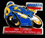 Yamaha- 1989 C.Sarron 3e Champ.du Monde 500 pin, Verzamelen, Speldjes, Pins en Buttons, Nieuw, Sport, Speldje of Pin, Verzenden