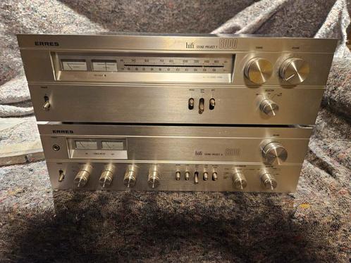Erres tuner, versterker, 2x reciever en 2 x cassettedeck, Audio, Tv en Foto, Radio's, Zo goed als nieuw, Radio, Ophalen