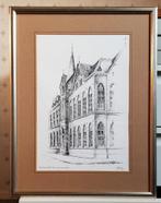 Tekening Tilburg St Ursulaklooster Elzenstraat Kees Koster, Ophalen of Verzenden