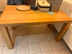 Houten Eettafel, Huis en Inrichting, Tafels | Eettafels, Ophalen, Gebruikt, 100 tot 150 cm, Eikenhout