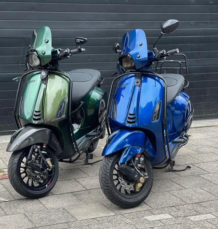 Vespa sprint | Brilliant Blue | 80cc | Bromfiets, Fietsen en Brommers, Scooters | Vespa, Zo goed als nieuw, Overige modellen, Maximaal 45 km/u