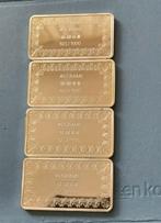 4 x sterling zilver baartjes 40 gram, Postzegels en Munten, Edelmetalen en Baren, Ophalen of Verzenden, Zilver
