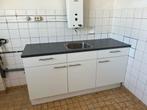 Keukenblok met hangkastjes, Huis en Inrichting, Keuken | Keukenelementen, Ophalen, Gebruikt, Wit, 150 tot 200 cm