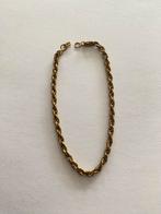 Double gouden armband  zonder sluiting, Ophalen of Verzenden, Gebruikt, Goud