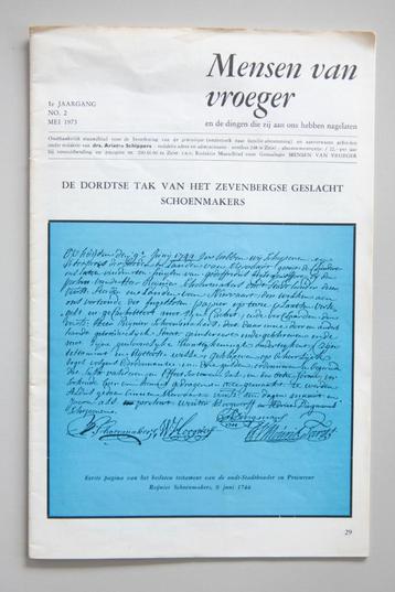 Tijdschrift "Mensen van vroeger", 1973-1978 beschikbaar voor biedingen