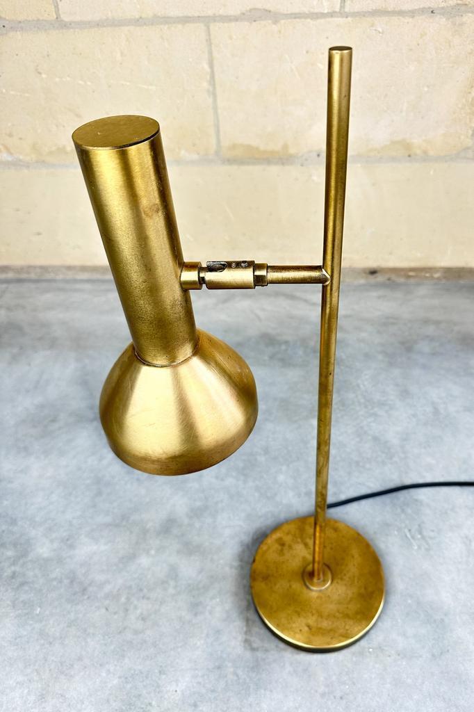 Vintage Cosack Leuchten lamp, Huis en Inrichting, Lampen | Tafellampen, Gebruikt, Minder dan 50 cm, Metaal, Ophalen of Verzenden