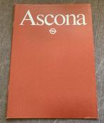Opel Ascona folder, 1982, Ophalen of Verzenden, Zo goed als nieuw, Architecten
