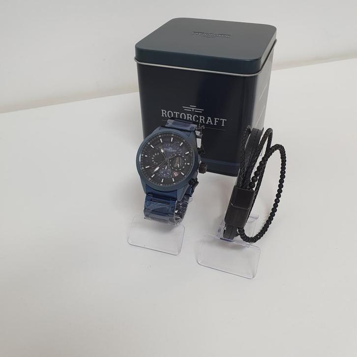Rotorcraft Cockpit RGS1 Giftset, Sieraden, Tassen en Uiterlijk, Horloges | Heren, Nieuw, Polshorloge, Overige merken, Staal, Staal
