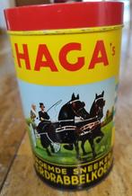Vintage blik HAGA', Ophalen of Verzenden, Gebruikt, Koek(jes), Overige merken