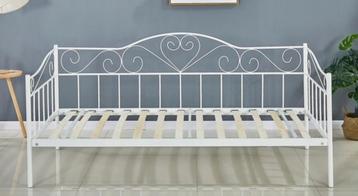 Frans bed 90x200 metaal beschikbaar voor biedingen