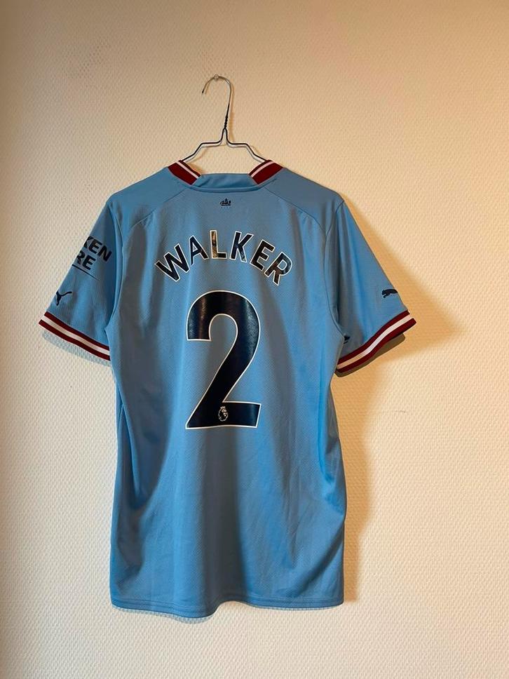 Walker, Manchester City (2022-2023), Sport en Fitness, Voetbal, Zo goed als nieuw, Shirt, Maat M, Ophalen of Verzenden
