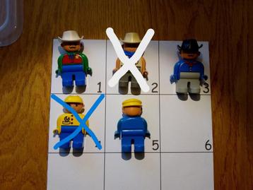 LEGO DUPLO poppetjes blad C beschikbaar voor biedingen