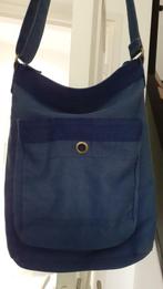 blauwe schoudertas / crossbody, Sieraden, Tassen en Uiterlijk, Tassen | Schoudertassen, Ophalen of Verzenden, Zo goed als nieuw