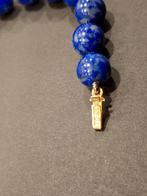 14 karaat Geel goud - collier 350.00 ct Lapis Lazuli collier, Sieraden, Tassen en Uiterlijk, Antieke sieraden, Ophalen of Verzenden