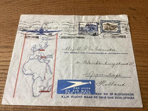 No1955 KLM Nederland Zuid Afrika 25-1-1940 Heb ook van Neder, Postzegels en Munten, Postzegels | Eerstedagenveloppen, Onbeschreven
