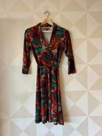 King Louie Emmy Dress jurk blauw rood S/36 zgan, Blauw, Maat 42/44 (L), Ophalen of Verzenden, Zo goed als nieuw