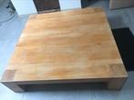 Eiken massief salontafel, Ophalen, Gebruikt, Rechthoekig, Minder dan 50 cm