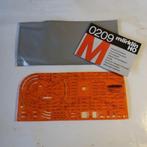 Märklin 0209 H0 M-rails tekenmal sjabloon 1:10 origineel, Hobby en Vrije tijd, Modeltreinen | H0, Ophalen of Verzenden, Gebruikt