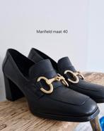 Manfield Loafers met Hak - Maat 40, Ophalen of Verzenden, Zo goed als nieuw, Manfield, Instappers
