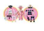 Set 9855 3-in-1 poppetje judoka brandweervrouw dame, Ophalen of Verzenden, Nieuw, Complete set